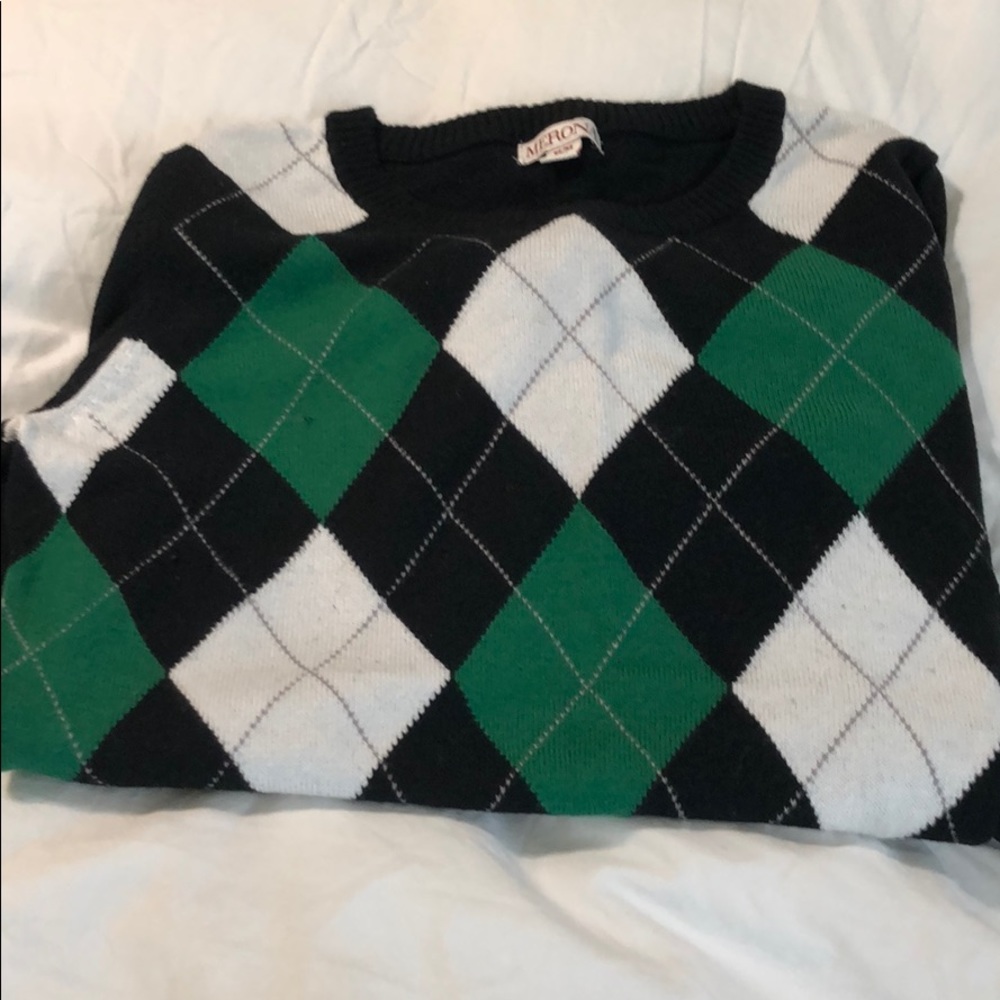 Merona argyle sweater